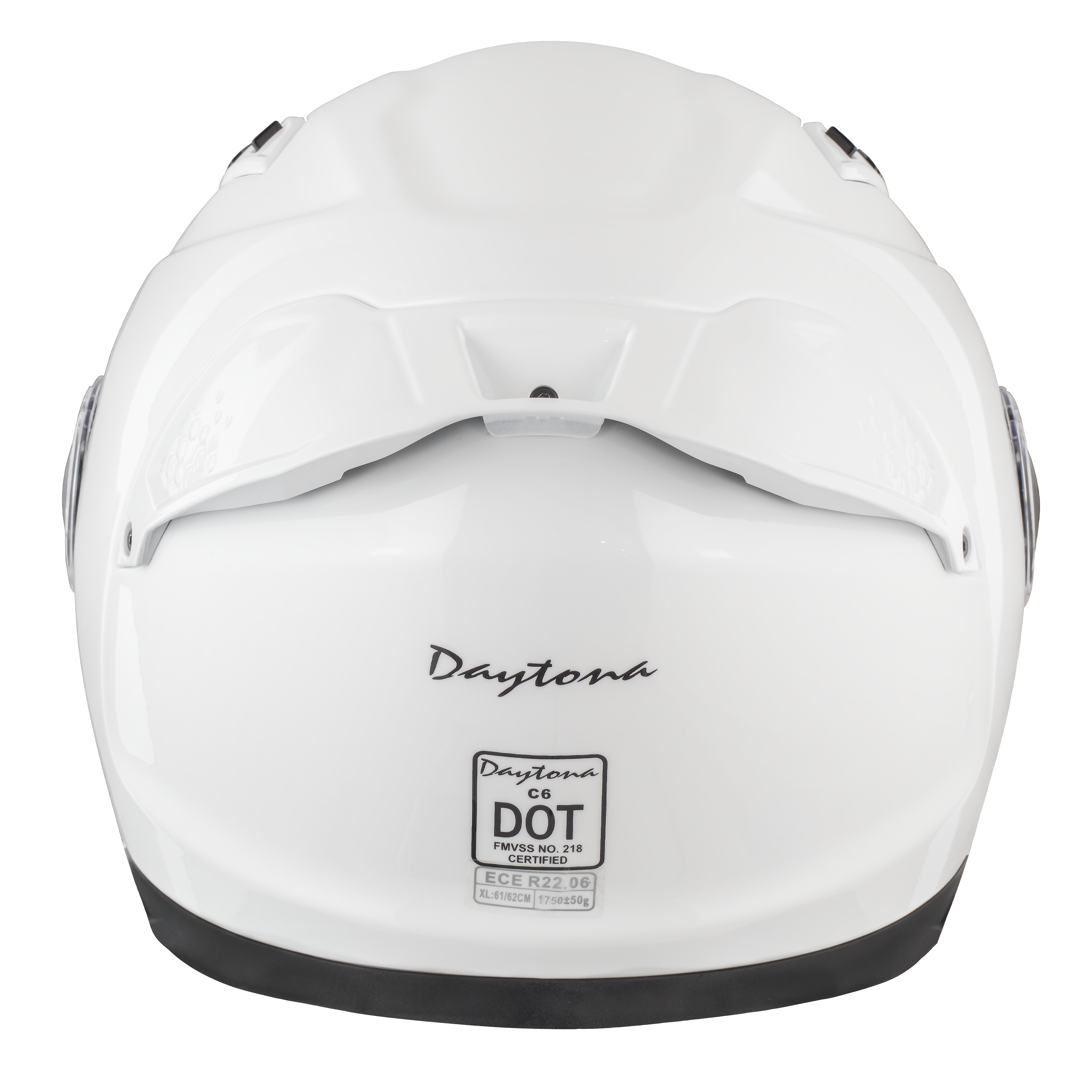 D.O.T. & ECE Daytona C6- Hi-Gloss White C6 Daytona Helmets