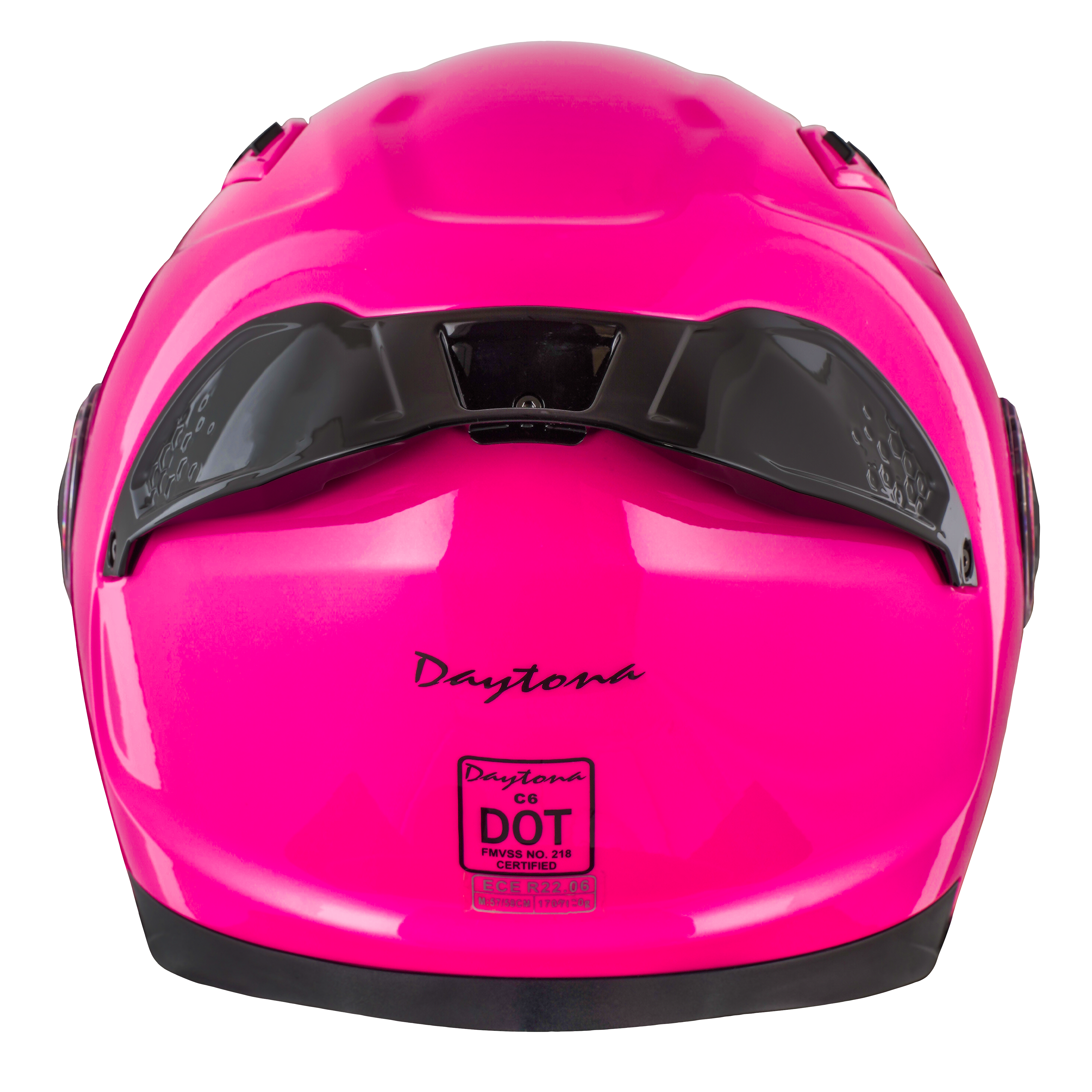 D.O.T. & ECE Daytona C6- Hi-Gloss Pink C6 Daytona Helmets