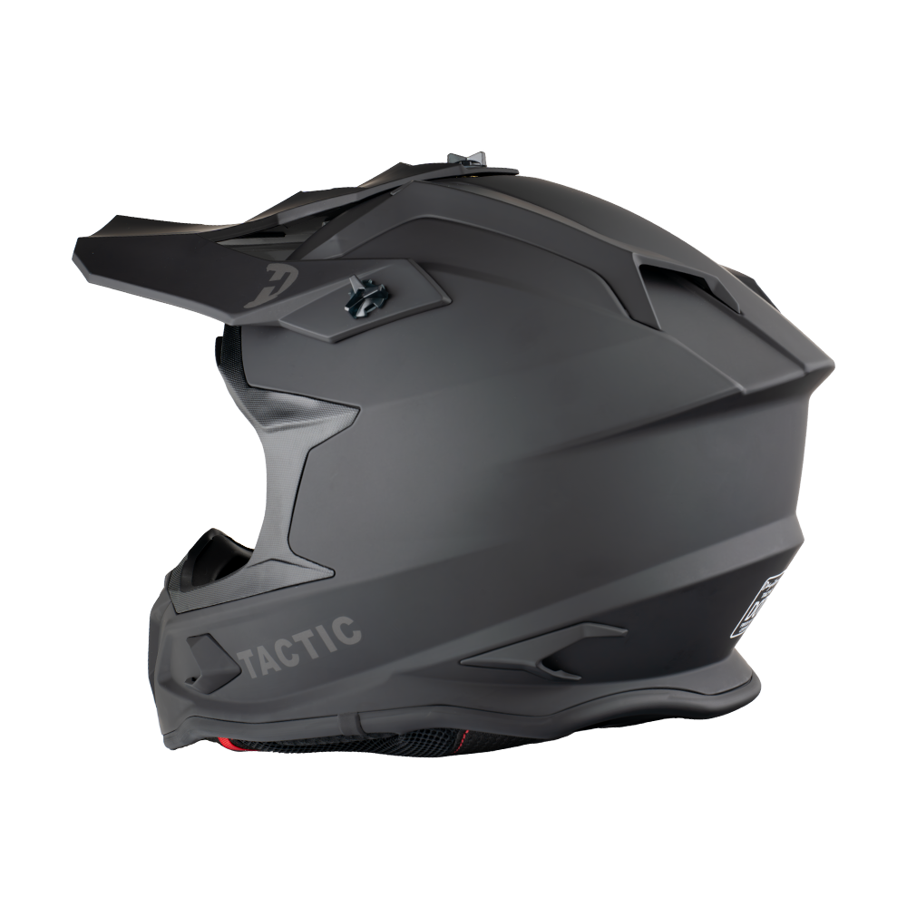 D.O.T. & ECE Daytona Tactic- Dull Black TACTIC Daytona Helmets
