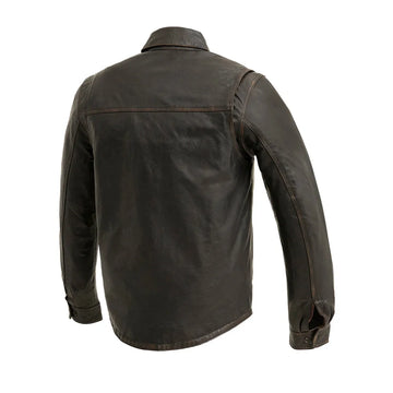 Maduro - Men's Motorcycle Leather Shirt – First MFG Co – First