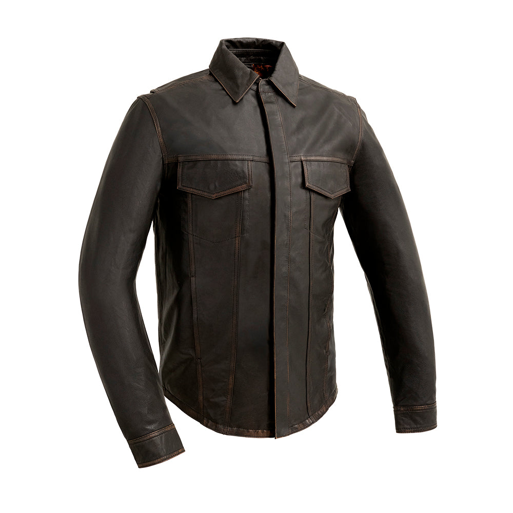 Maduro - Men's Motorcycle Leather Shirt