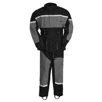 Motorcycle Rain Suit - Men's Rain Suit First Manufacturing Company Grey S 