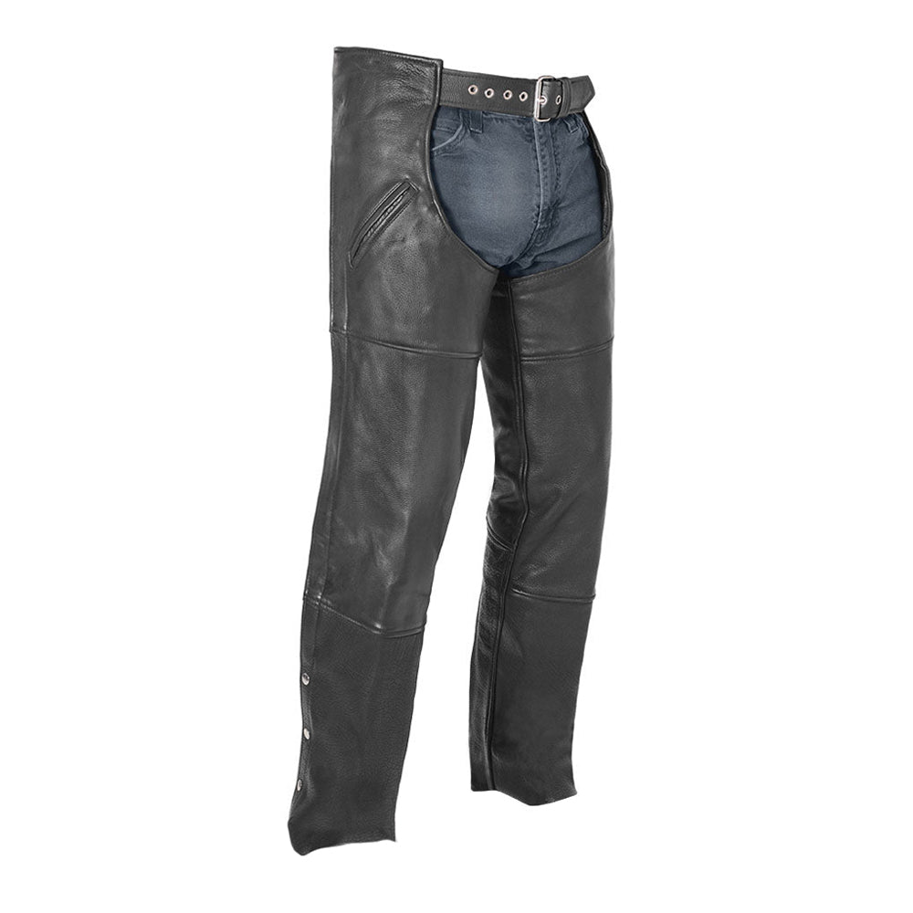 Nomad - Unisex Motorcycle Leather Chaps – First MFG Co