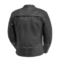 Nemesis Men's Motorcycle Leather Jacket Men's Leather Jacket First Manufacturing Company   