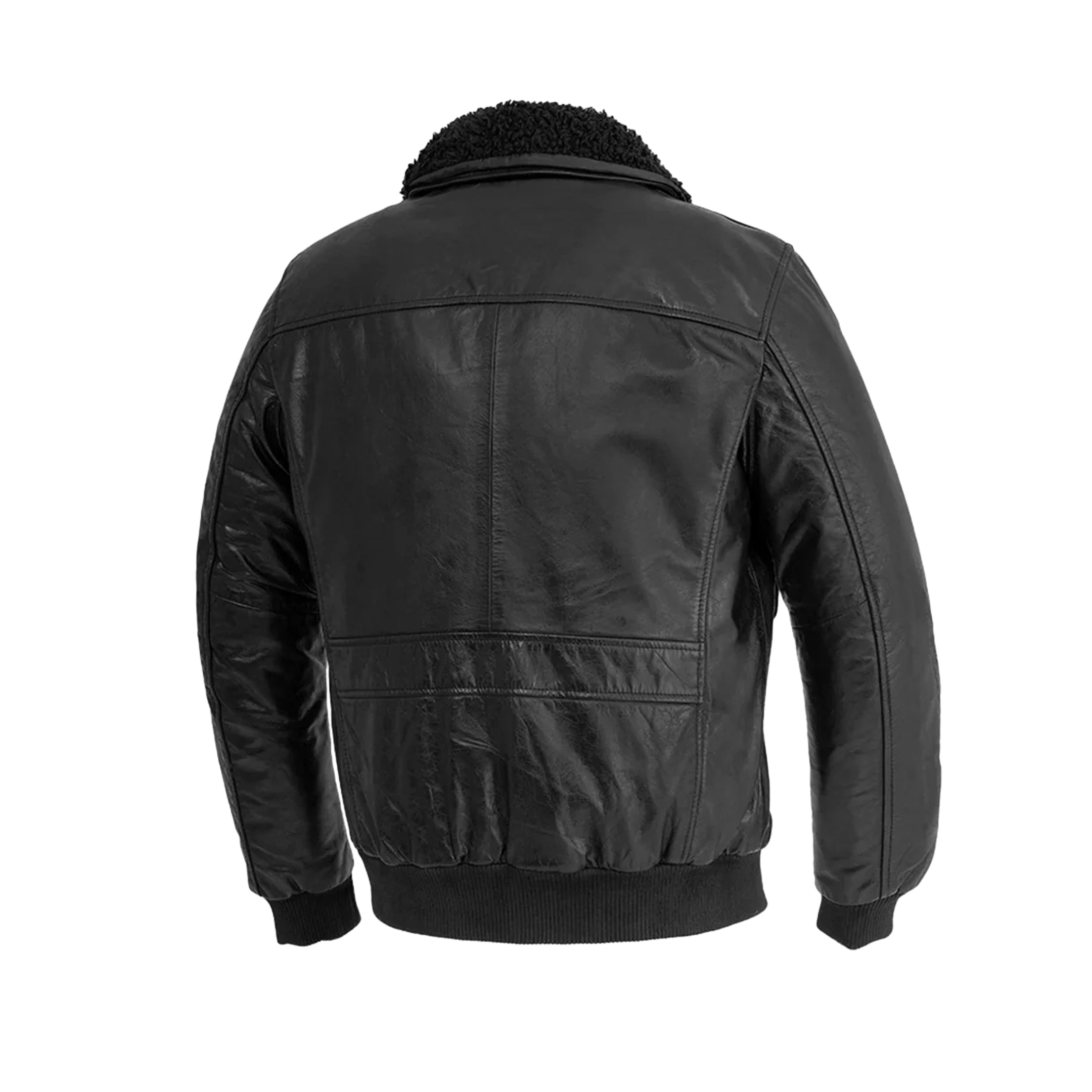 Old World Map Bomber Jacket Black - First Manufacturing Co