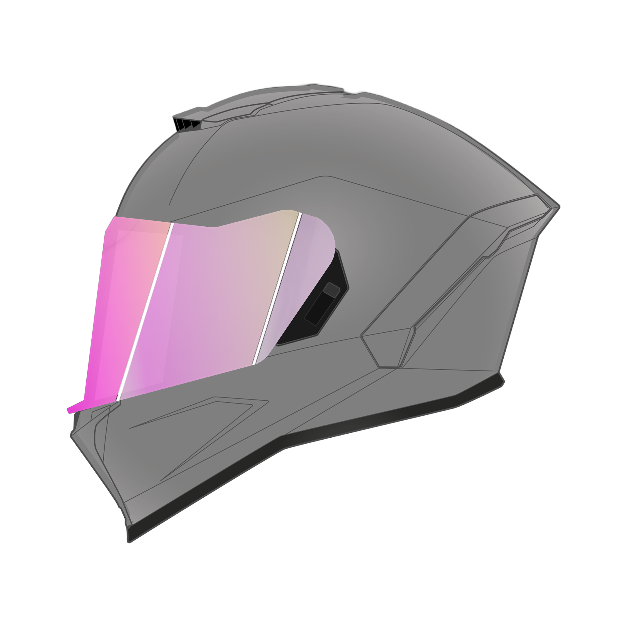 Viper Shield Outer- Photochromic Pink VIPER SHIELDS Daytona Helmets
