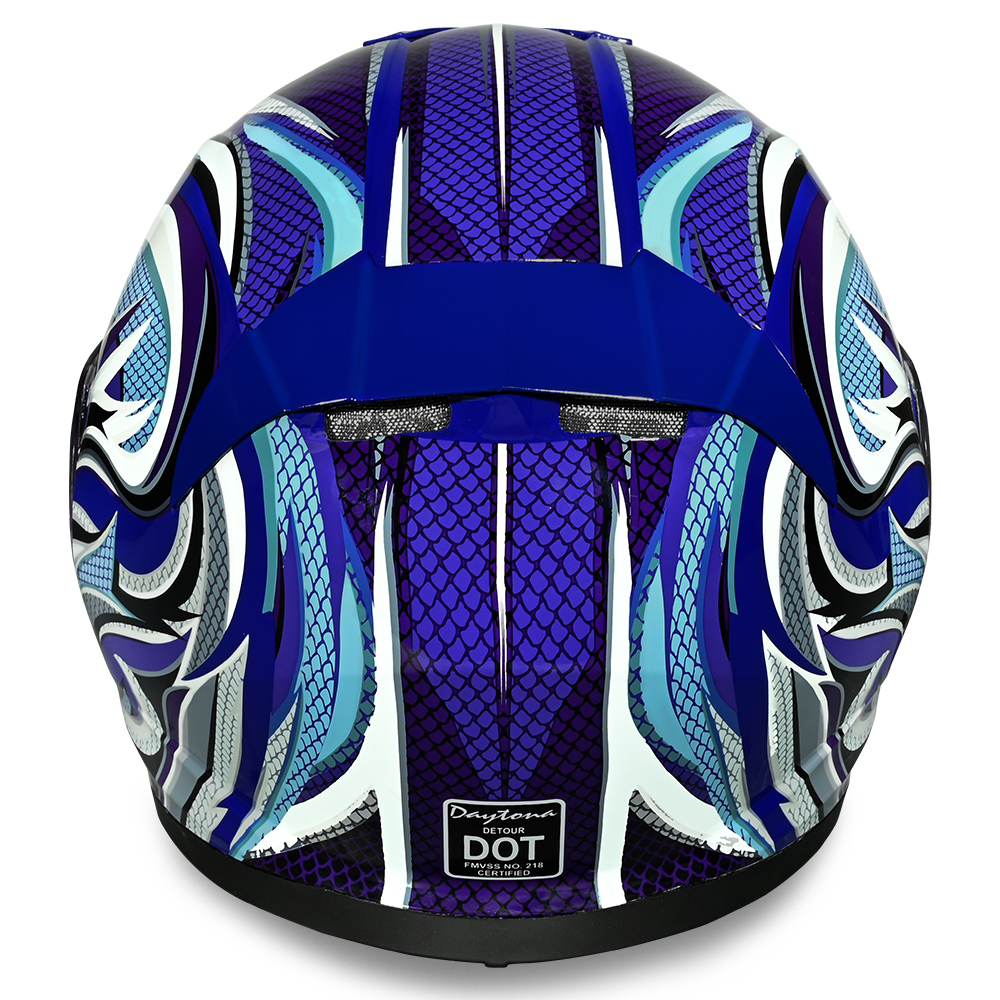 D.O.T. Daytona Detour- W/ Vortex DETOUR - GRAPHICS Daytona Helmets