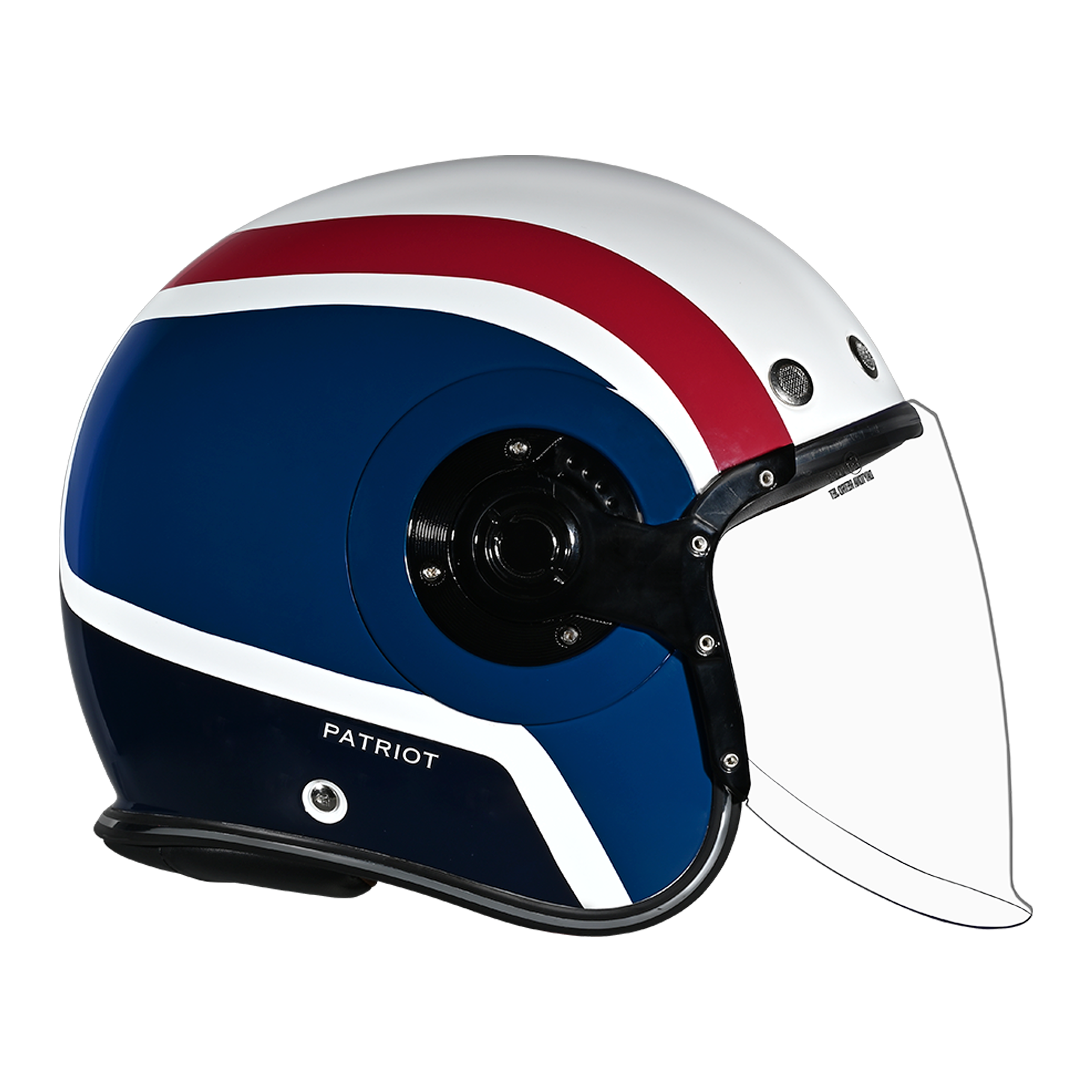 D.O.T. & ECE Daytona Retro Jet- W/ Patriot JET Daytona Helmets