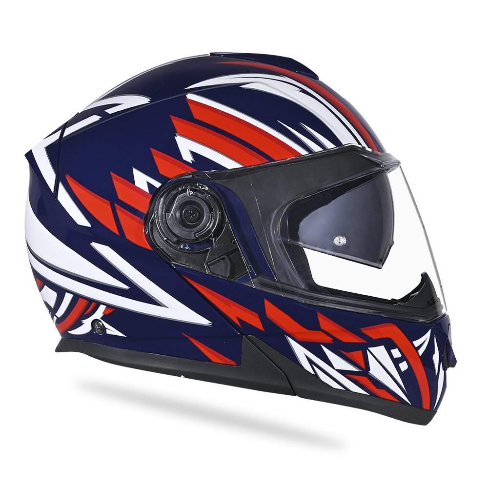 Daytona Glide Modular Motorcycle Helmet - DOT Approved, Bluetooth Ready, Dual Visor, Men/Women/Youth - W/ Liberty GLIDE - GRAPHICS Daytona Helmets