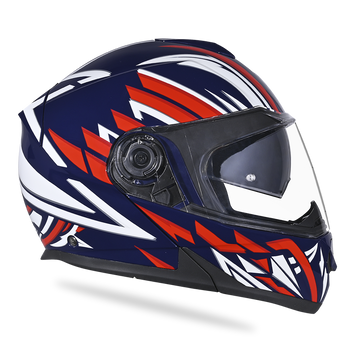 360 pic of a youth helmet for motorcycle riding Daytona Glide Modular Motorcycle Helmet - DOT Approved, Bluetooth Ready,  Dual Visor, Men/Women/Youth - W/ Liberty