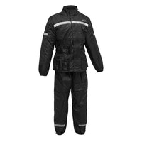 Motorcycle Rain Suit - Men's Rain Suit First Manufacturing Company Black S 