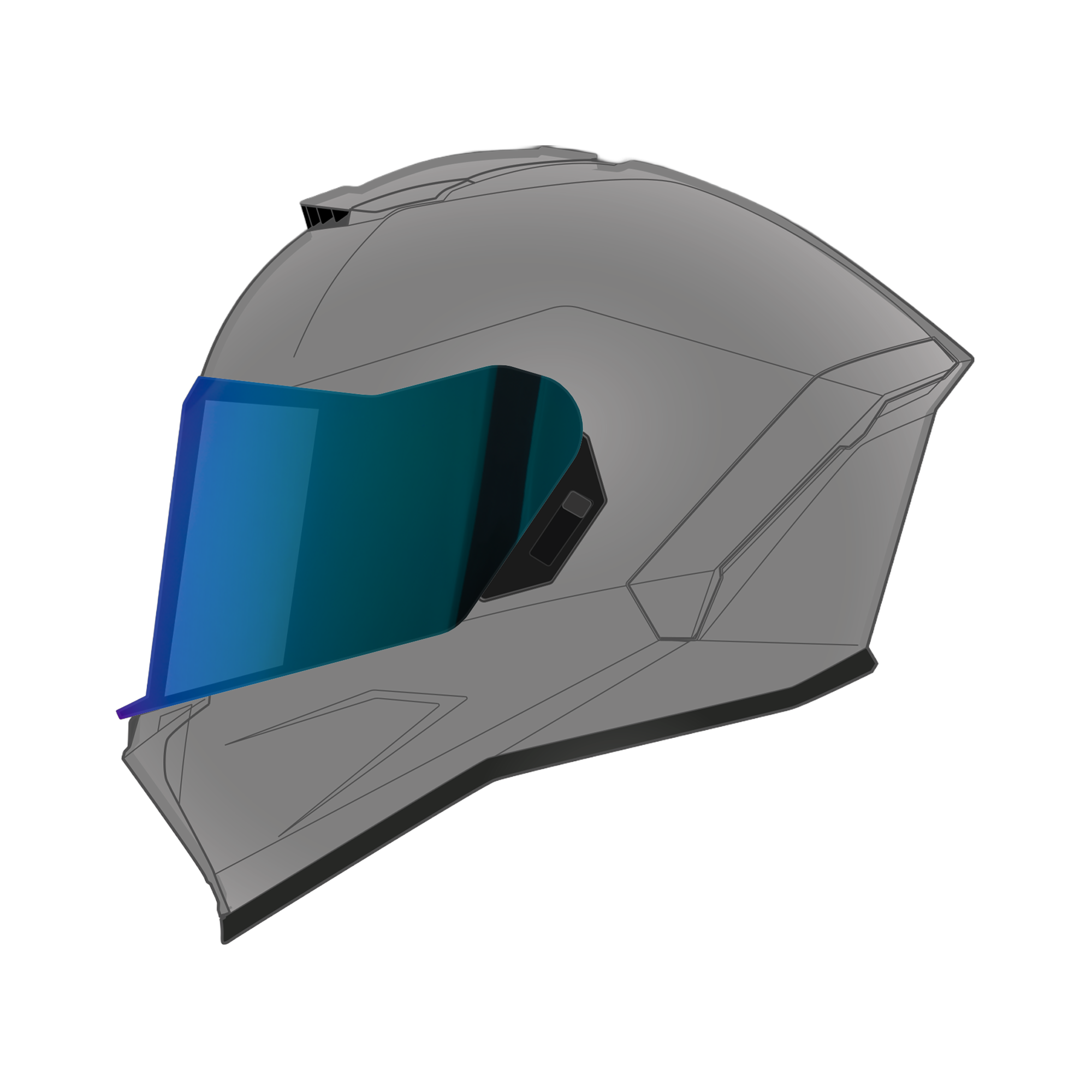 Viper Shield Outer- Rainbow VIPER SHIELDS Daytona Helmets