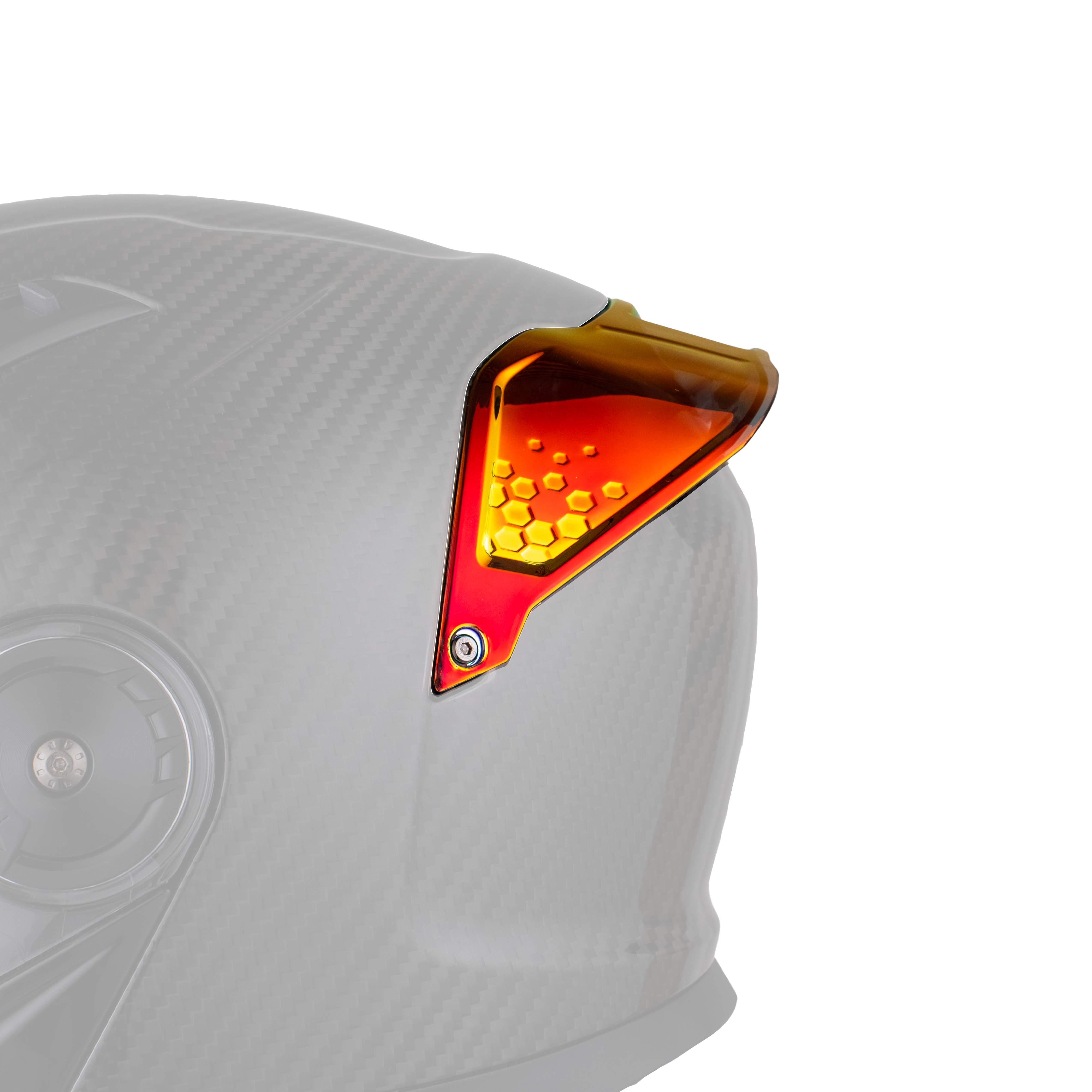 C6 Rear Spoiler Revo- Red C6 SPOILERS Daytona Helmets