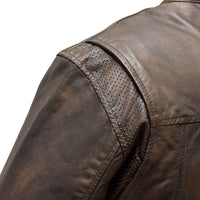 Rocky Men's Motorcycle Leather Jacket Men's Leather Jacket First Manufacturing Company   
