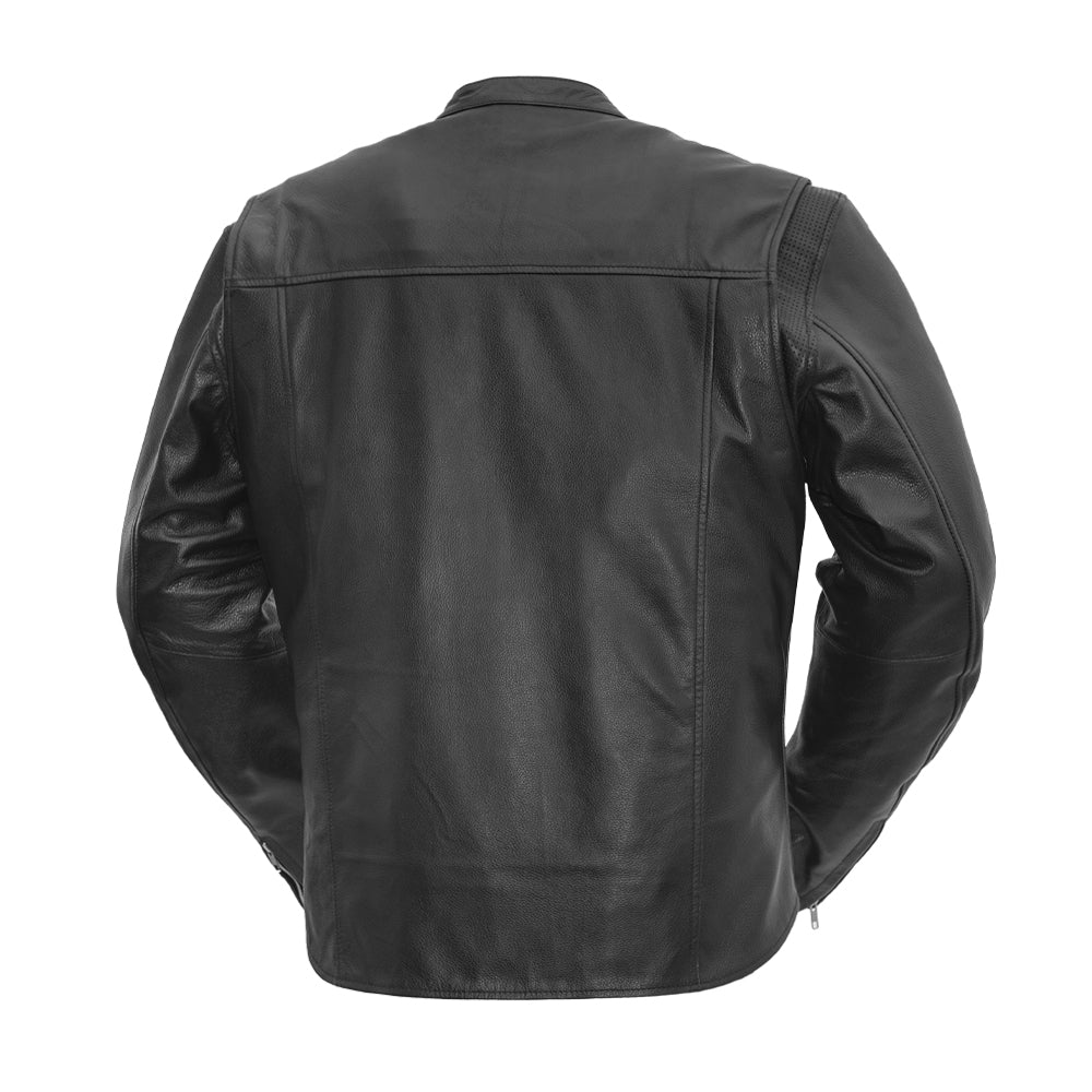 Rocky Men's Motorcycle Leather Jacket Men's Leather Jacket First Manufacturing Company   