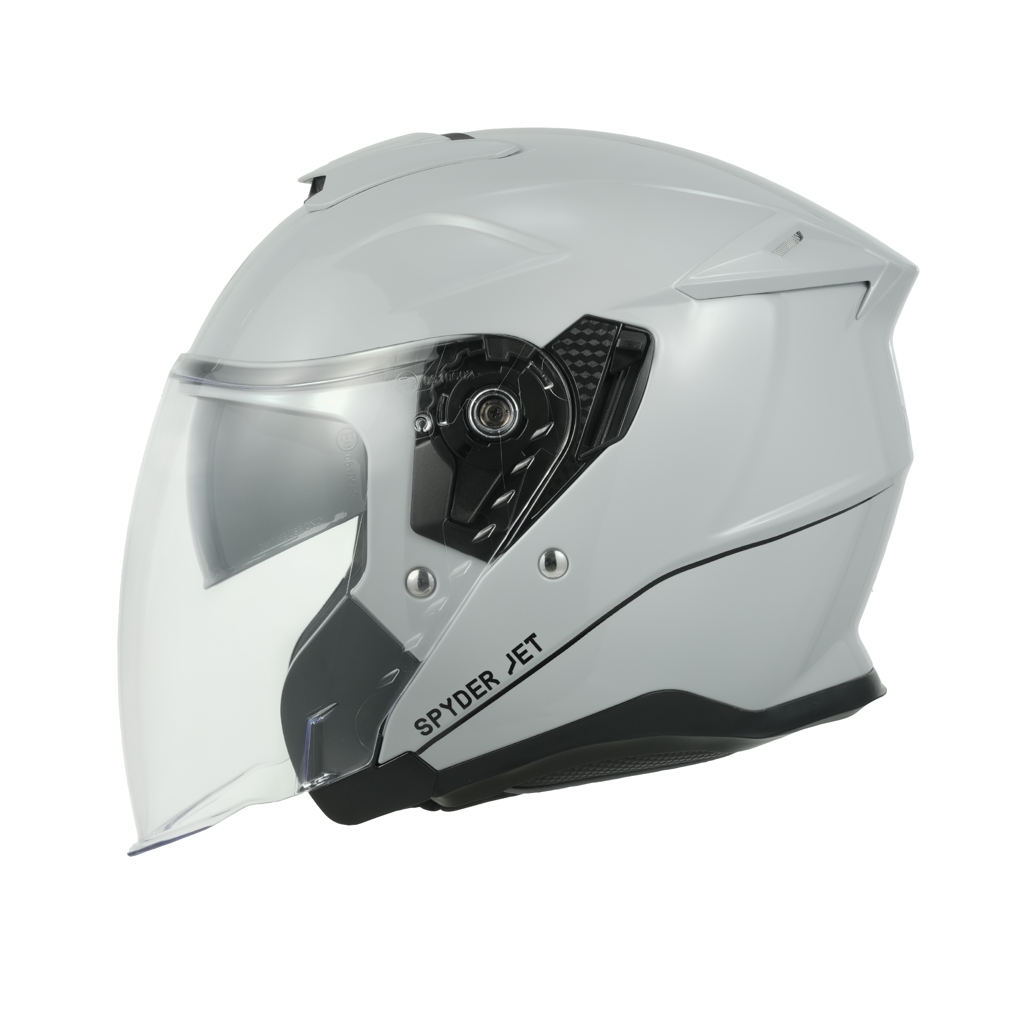 D.O.T. & ECE Daytona Spyder Jet- Cool Grey JET Daytona Helmets