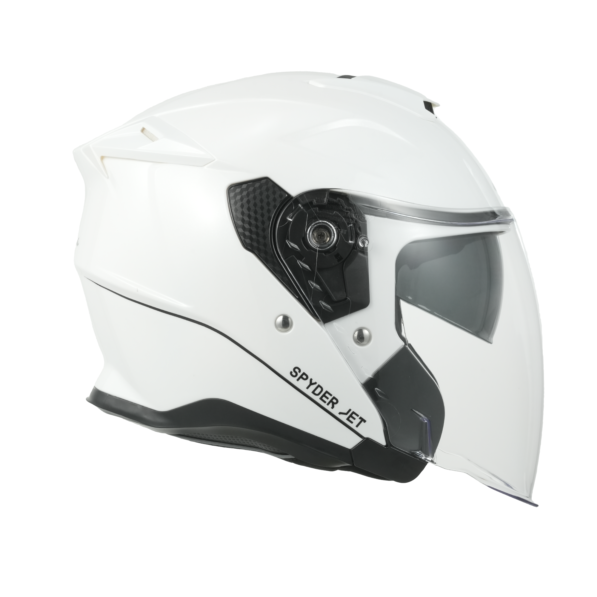 D.O.T. & ECE Daytona Spyder Jet- Hi-Gloss White JET Daytona Helmets