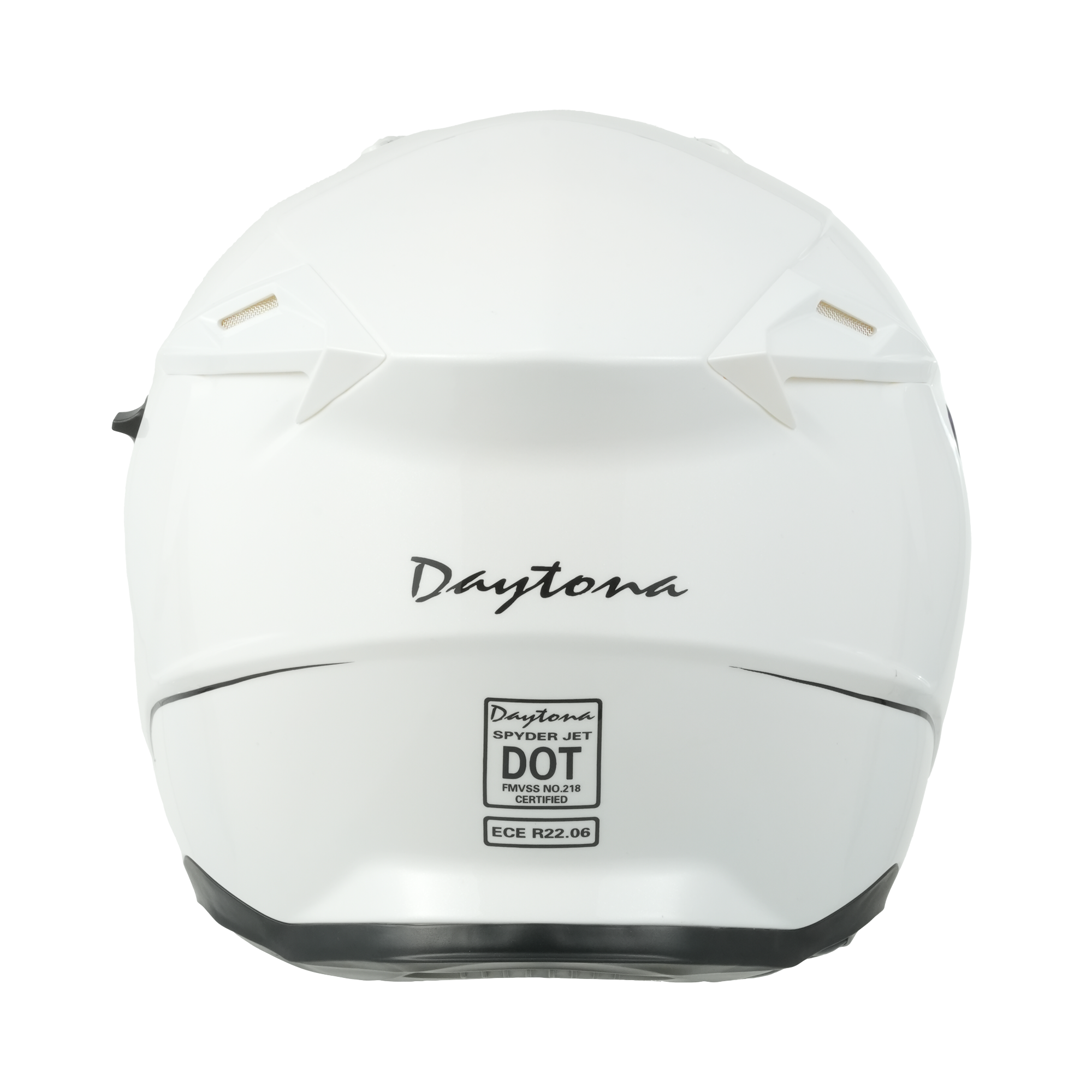 D.O.T. & ECE Daytona Spyder Jet- Hi-Gloss White JET Daytona Helmets