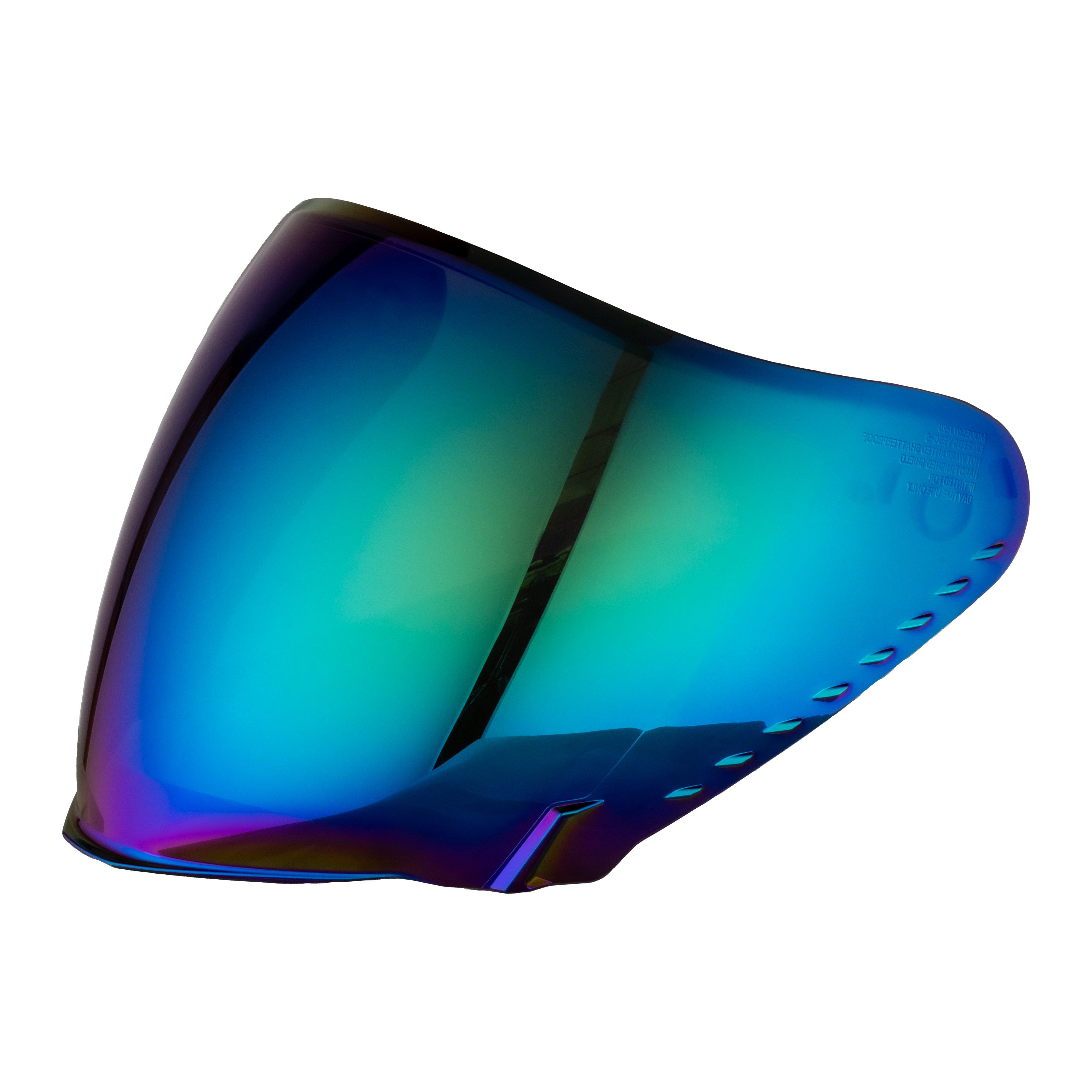 Spyder Jet Shield Outer- Rainbow SPYDER JET SHIELDS Daytona Helmets