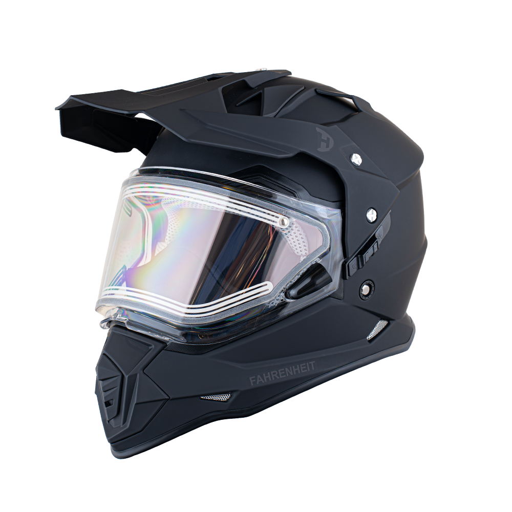 D.O.T. Daytona Fahrenheit- Dull Black FAHRENHEIT Daytona Helmets