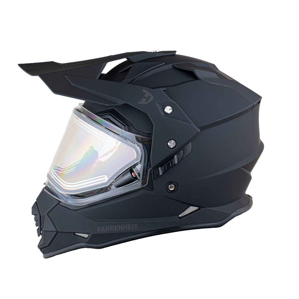 D.O.T. Daytona Fahrenheit- Dull Black FAHRENHEIT Daytona Helmets