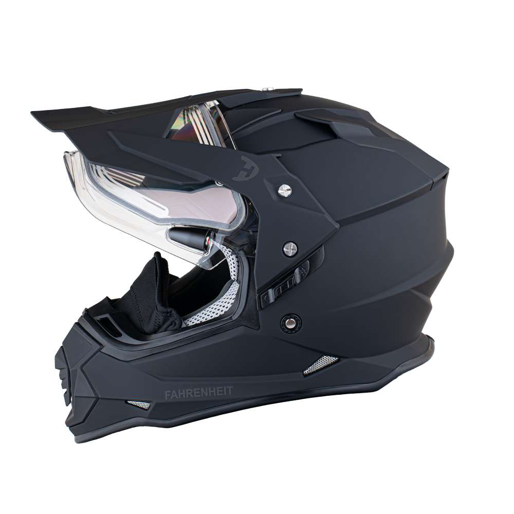D.O.T. Daytona Fahrenheit- Dull Black FAHRENHEIT Daytona Helmets