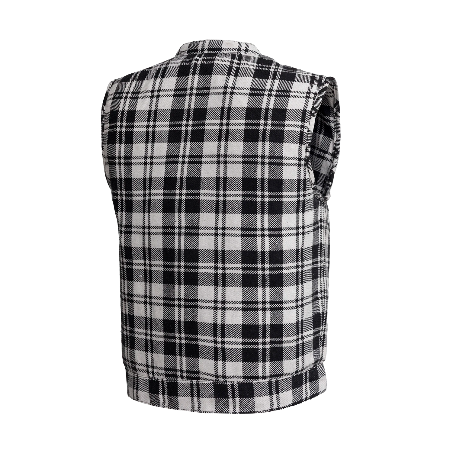 Sharp Shooter Moto Men's Canvas Vest - Recycled Men's Canvas Vests First Manufacturing Company