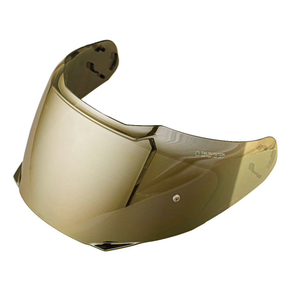 Glide Shield Outer- Gold GLIDE SHIELDS Daytona Helmets