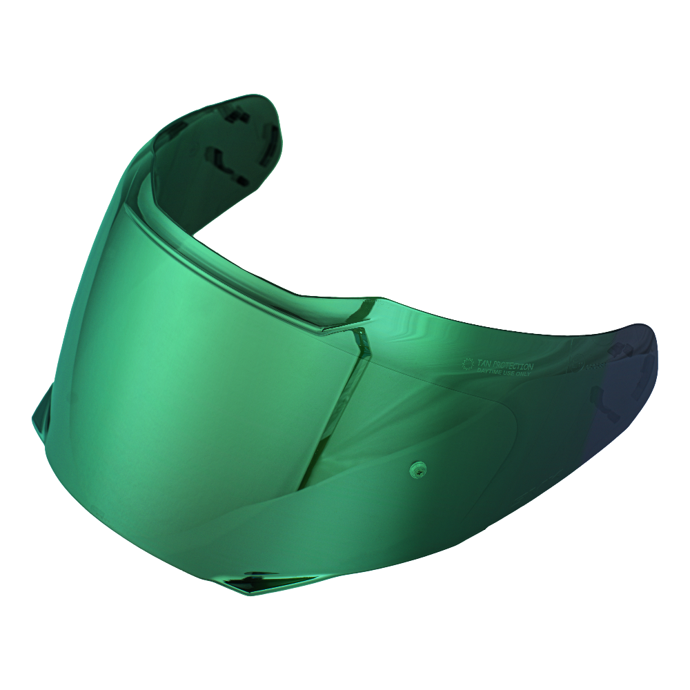 Glide Shield Outer- Green GLIDE SHIELDS Daytona Helmets