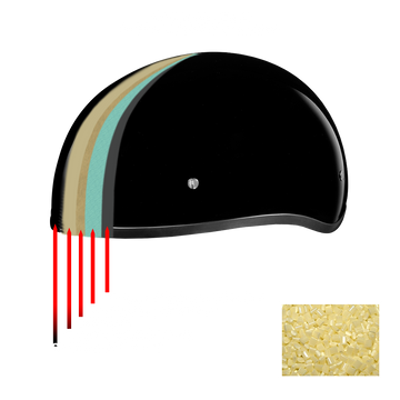 dot skull cap motorcycle helmet Daytona Half with Peak Visor, Pearl White / 2XL 1366013 available in three different Gregory Amber 60 Women's Size:28 Inches x 22 Inches