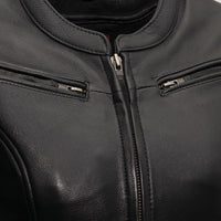Speed Queen - Womens Motorcycle Leather Jacket Garage Sale First Manufacturing Company   