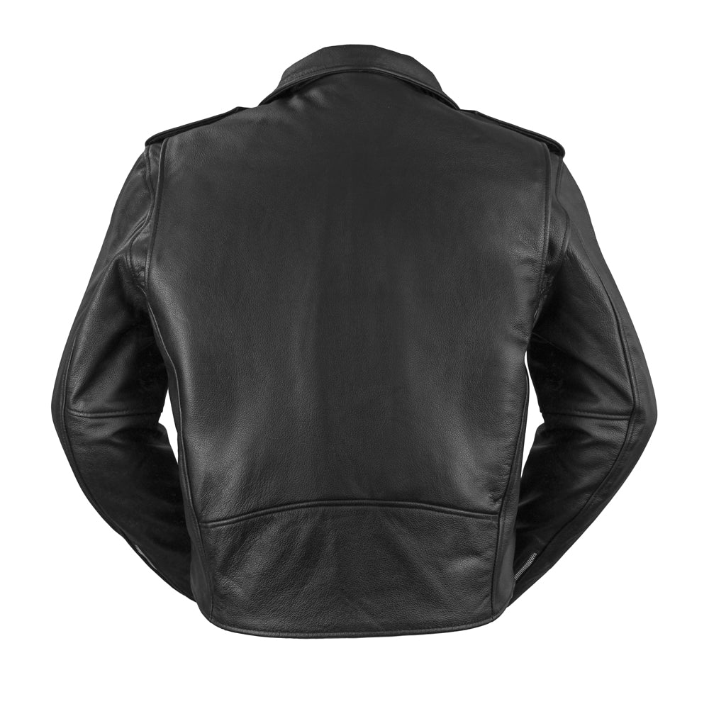 Superstar Men's Motorcycle Leather Jacket – First MFG Co – First
