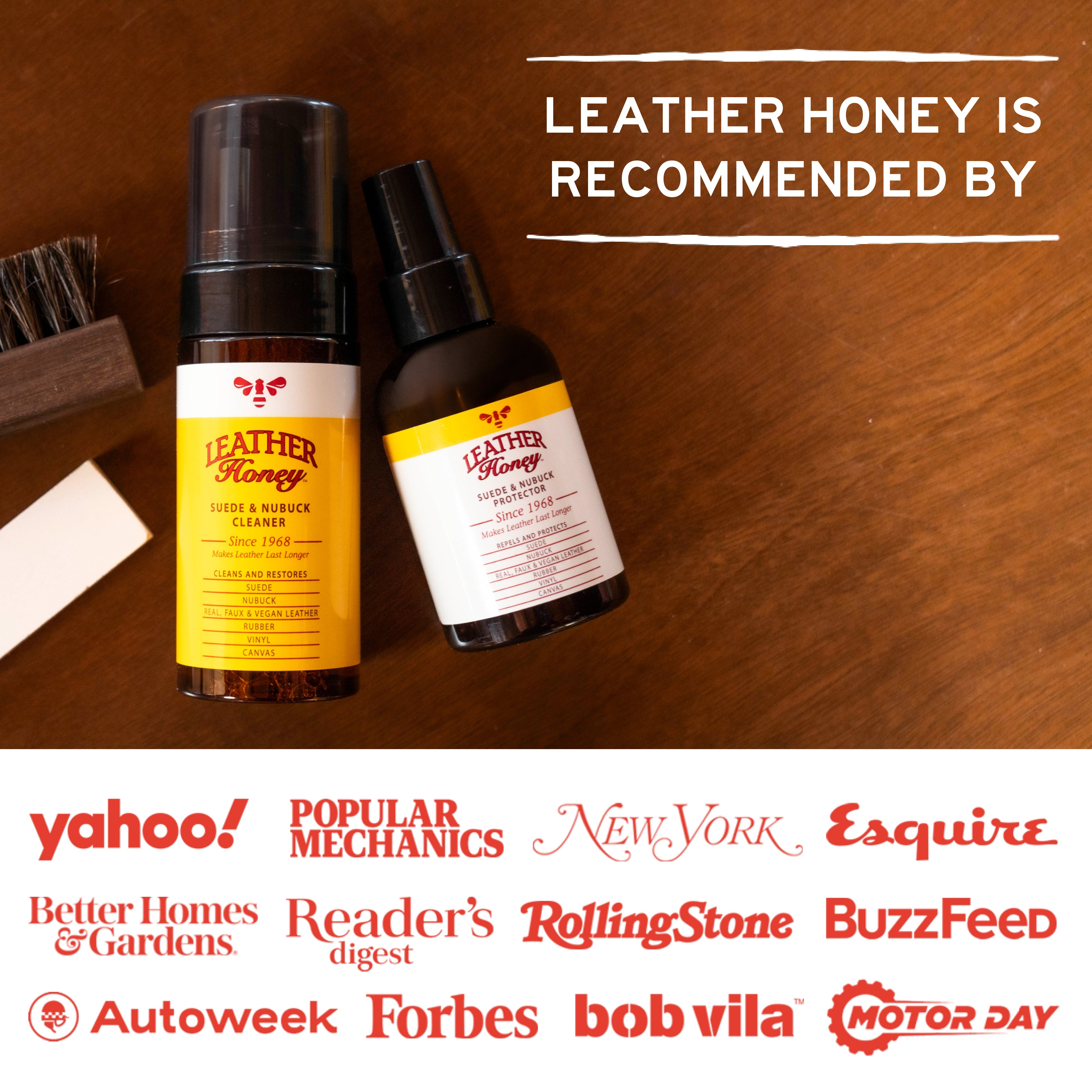 Suede & Nubuck Cleaner Leather Care Leather Honey