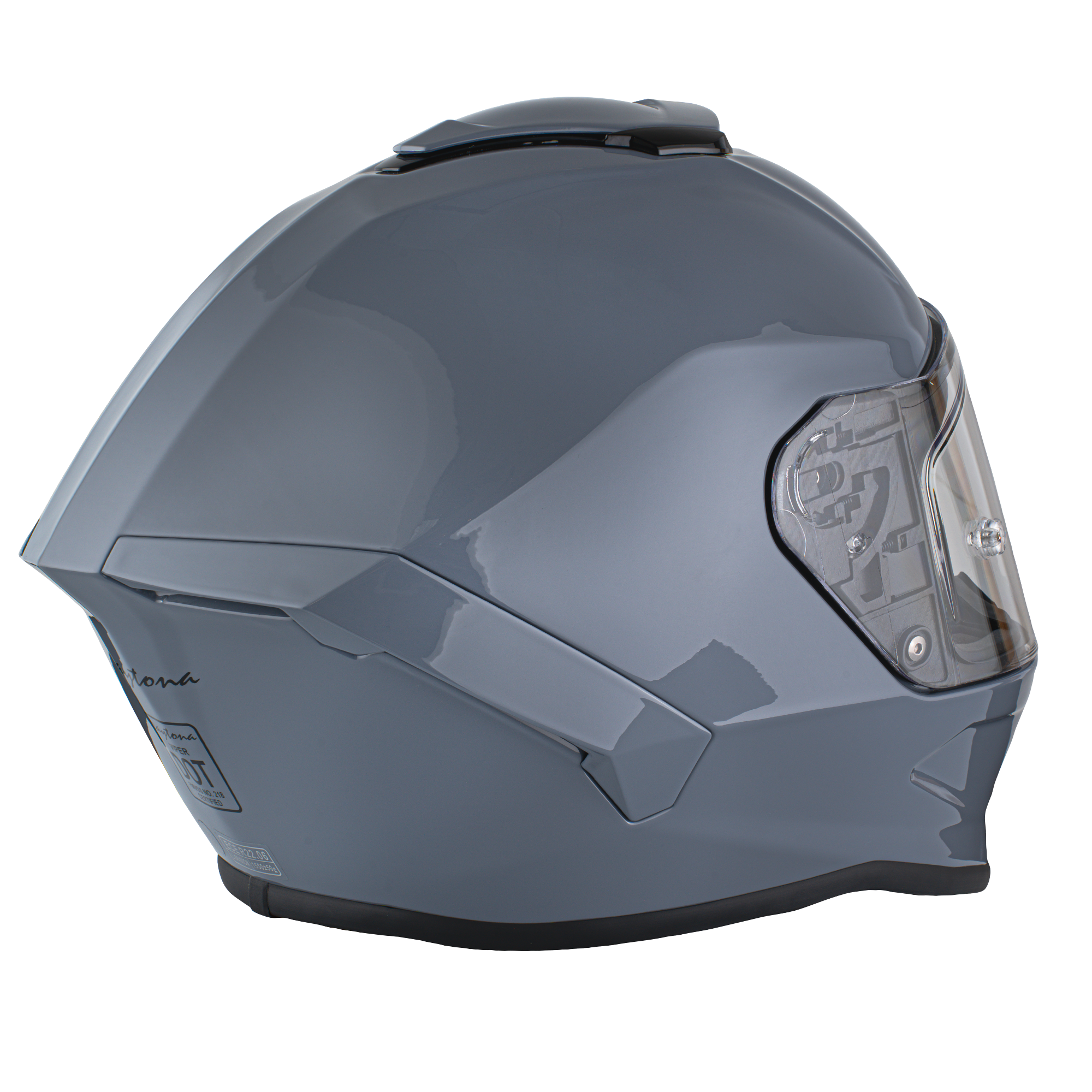D.O.T. & ECE Daytona Viper- Arctic Grey VIPER Daytona Helmets
