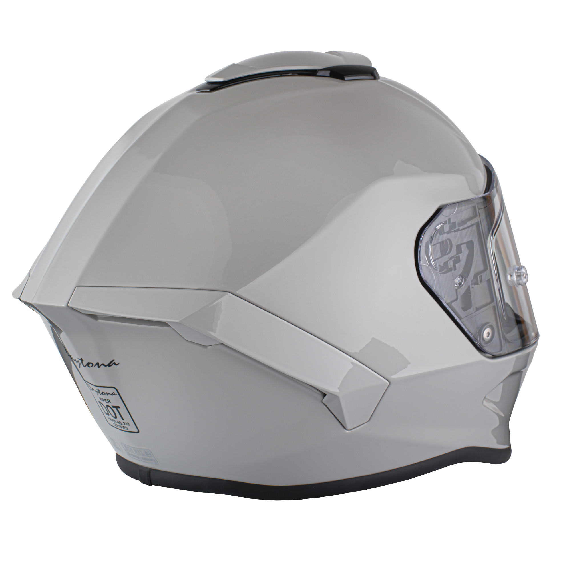 D.O.T. & ECE Daytona Viper- Cool Grey VIPER Daytona Helmets