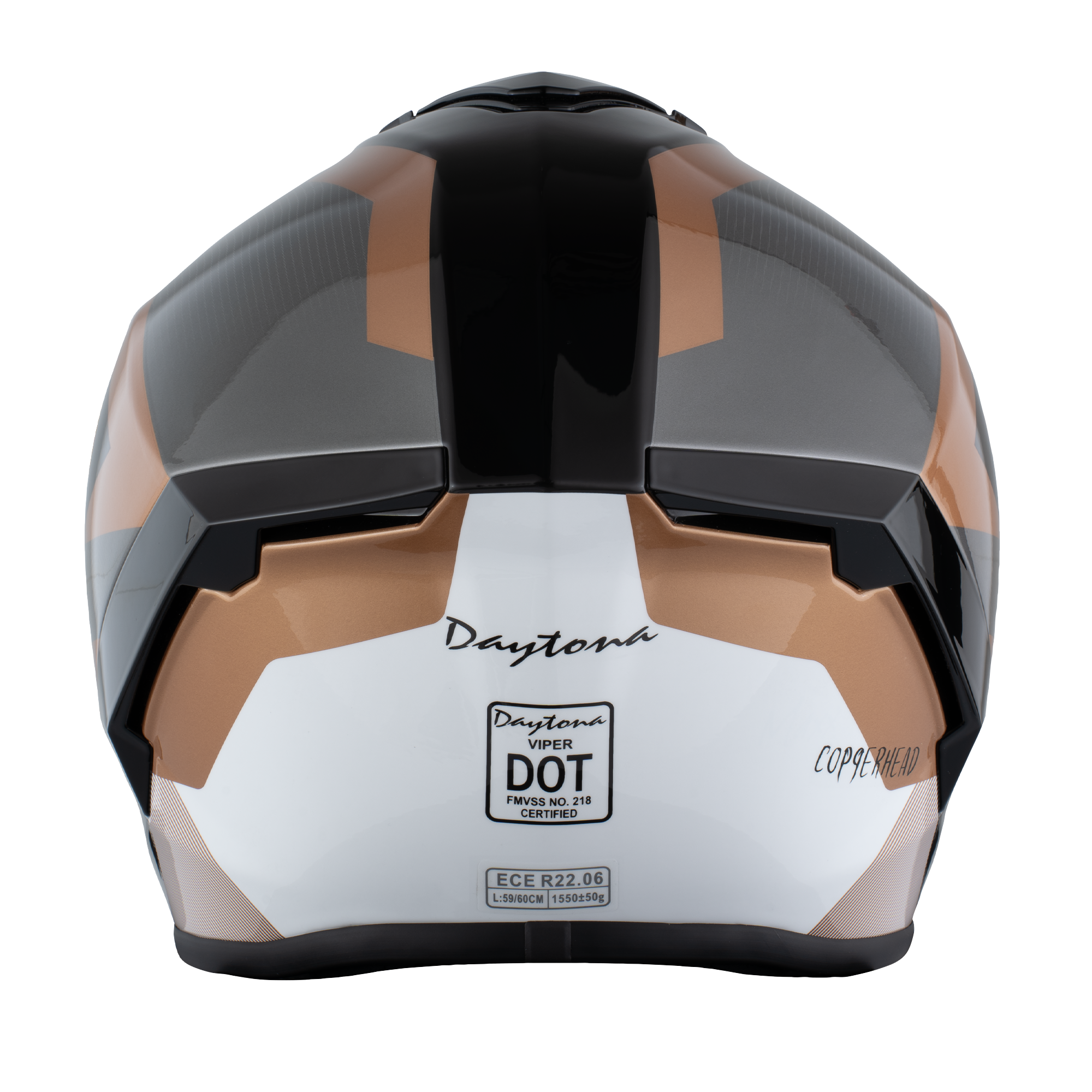 D.O.T. & ECE Daytona Viper- W/ Copperhead VIPER Daytona Helmets