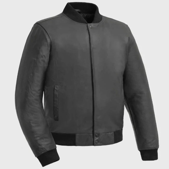 Keith Fashion Leather Varsity Jacket Men's Varsity Jacket Whet Blu NYC S  