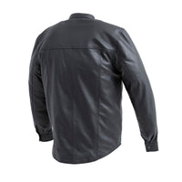 Vigilante Motorcycle Leather Shirt Men's Shirt First Manufacturing Company   