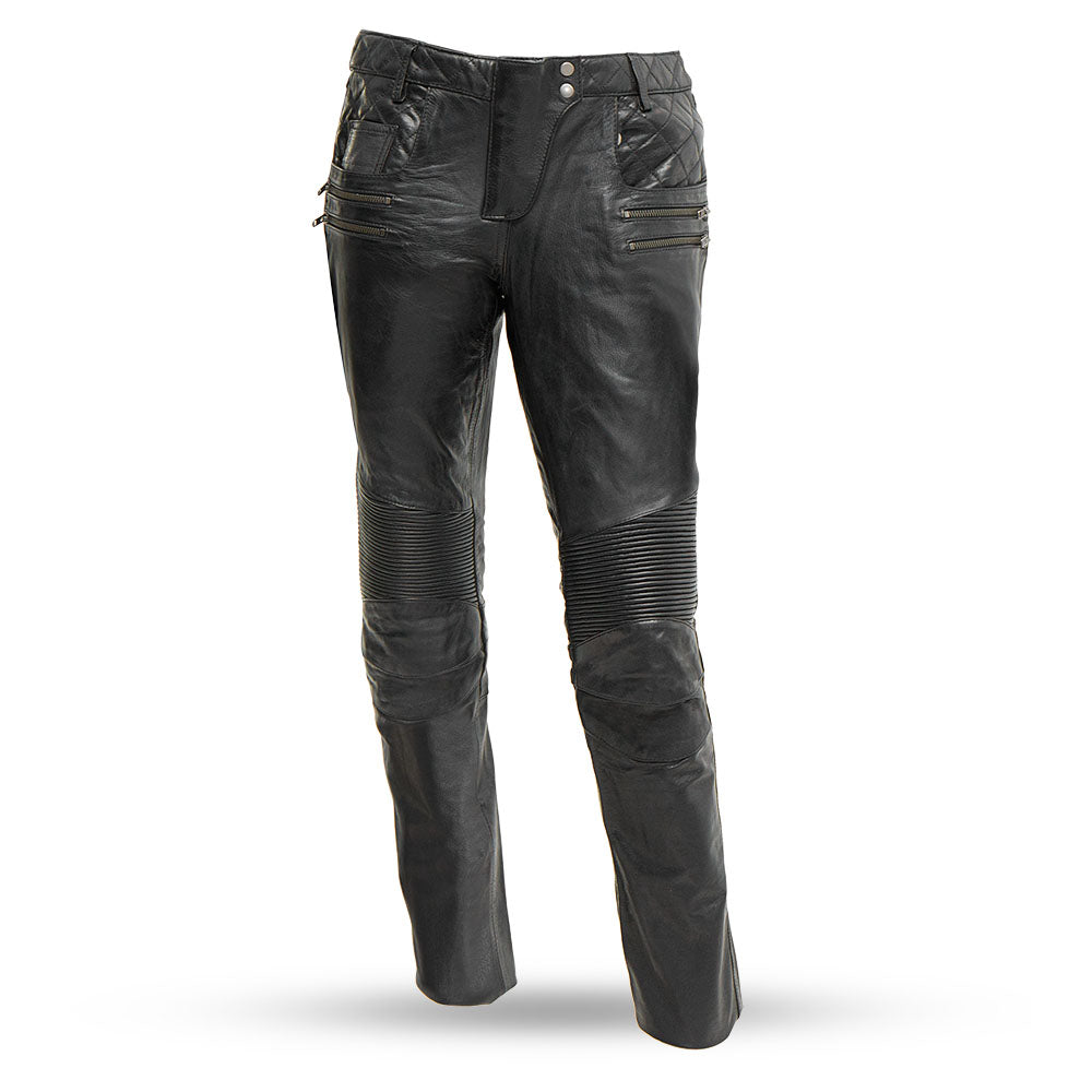 Vixen - Women's Motorcycle Leather Pants – First MFG Co – First