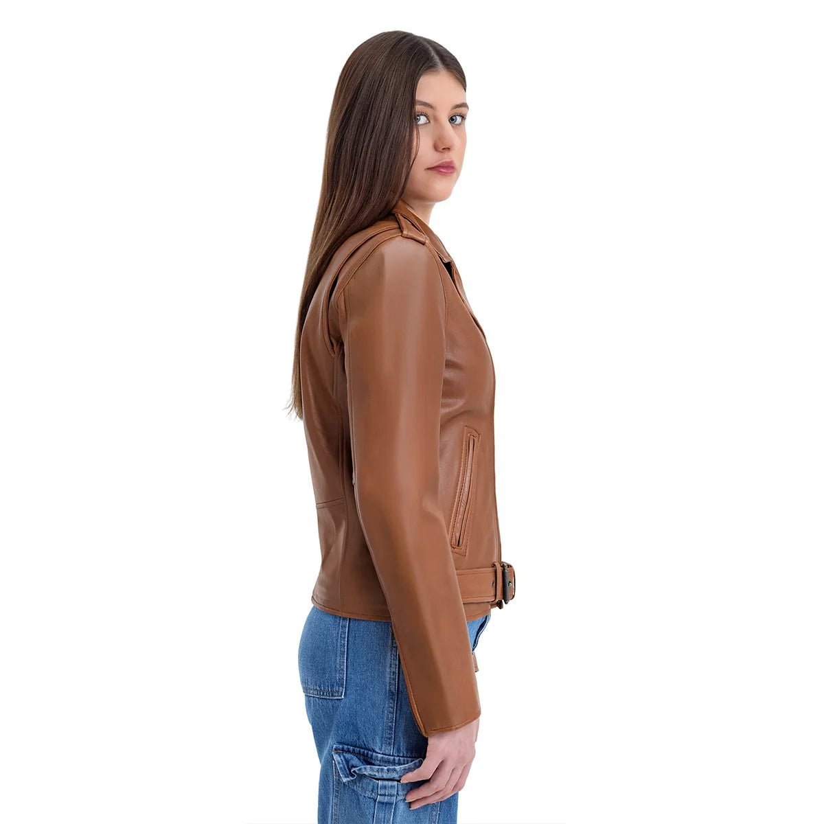 Sophia Women's Leather Jacket FMCo NY