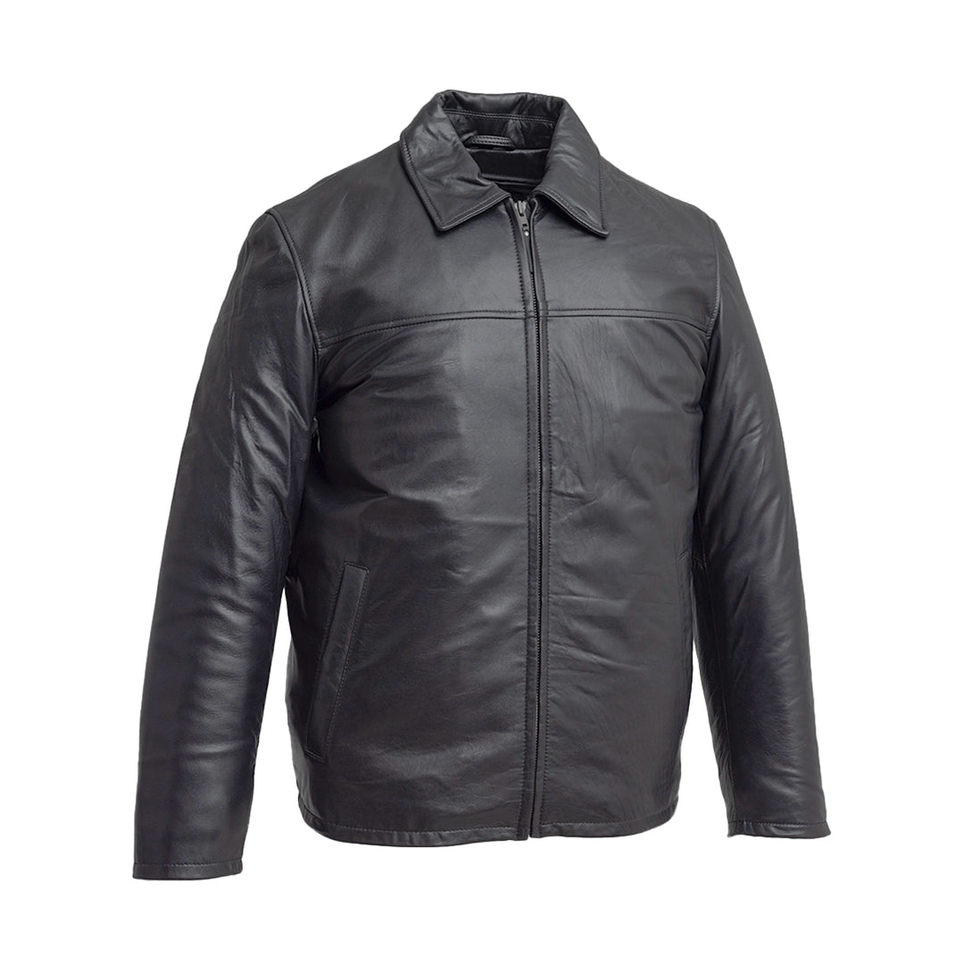 Lambskin leather jacket deals