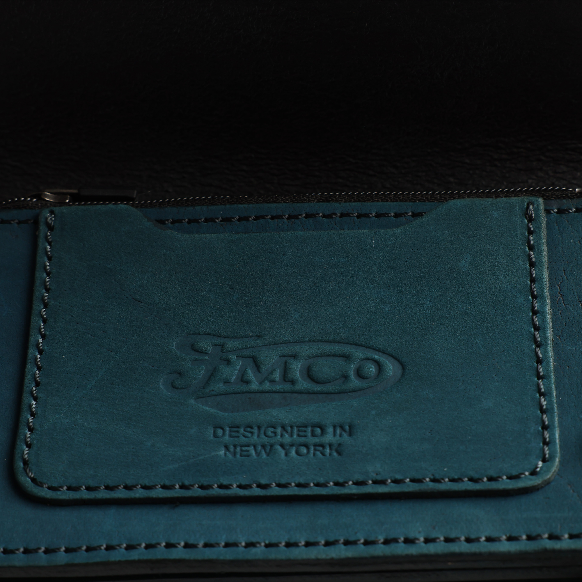 SMALL TRUCKER - Vegetable Tanned Leather Wallet  First Manufacturing Company   