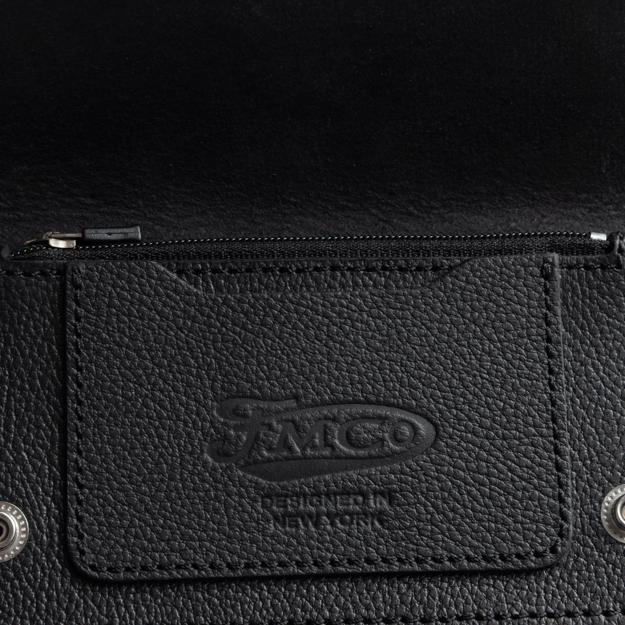 SMALL TRUCKER - Vegetable Tanned Leather Wallet  First Manufacturing Company   