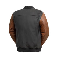 Willie Men's Motorcycle Leather Jacket  First Manufacturing Company   