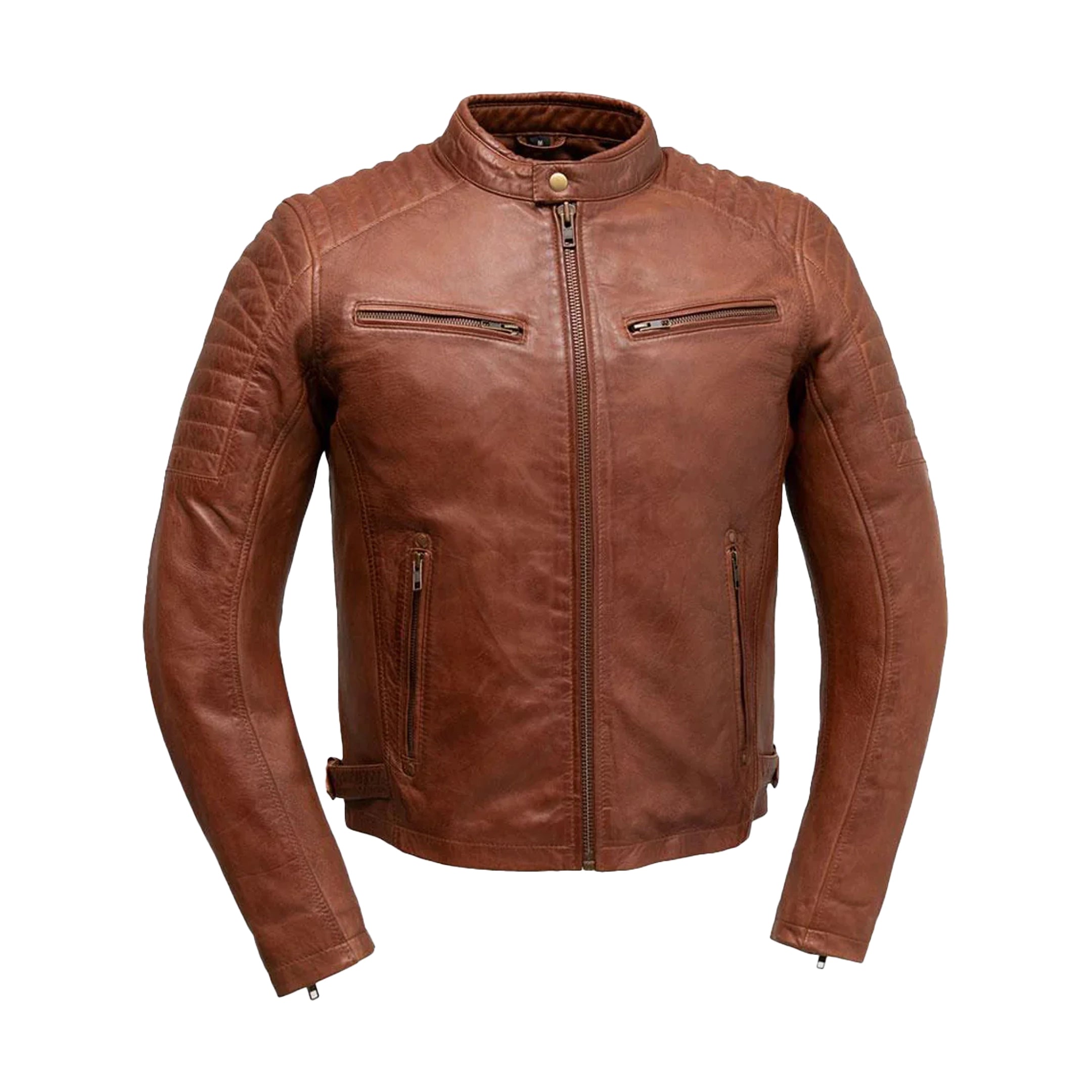 Zack Men's Fashion Leather Jacket Men's Leather Jacket FMCo   