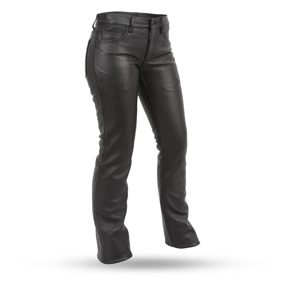 womens leather dress pants Alexis Women's 18 / Black SIZE:1X Men's High Waist Dress IndianCotton rise waist Slim fit