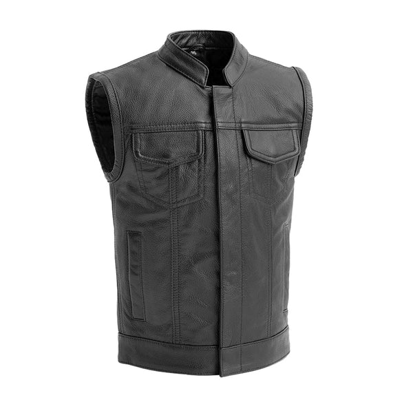 Bad Boy- Kid's Leather Vest Children's Clothing Vests Black 2