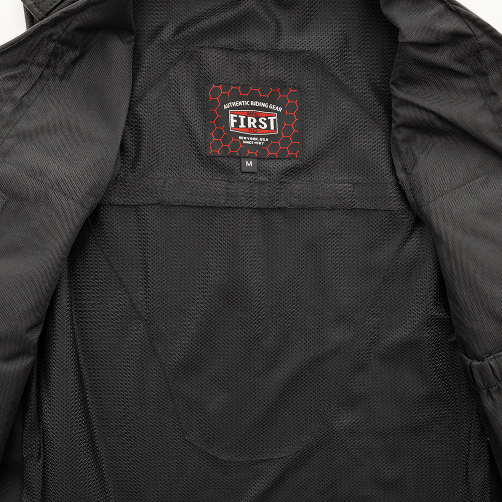 Badlands Men's Motorcycle Leather Vest – First MFG Co