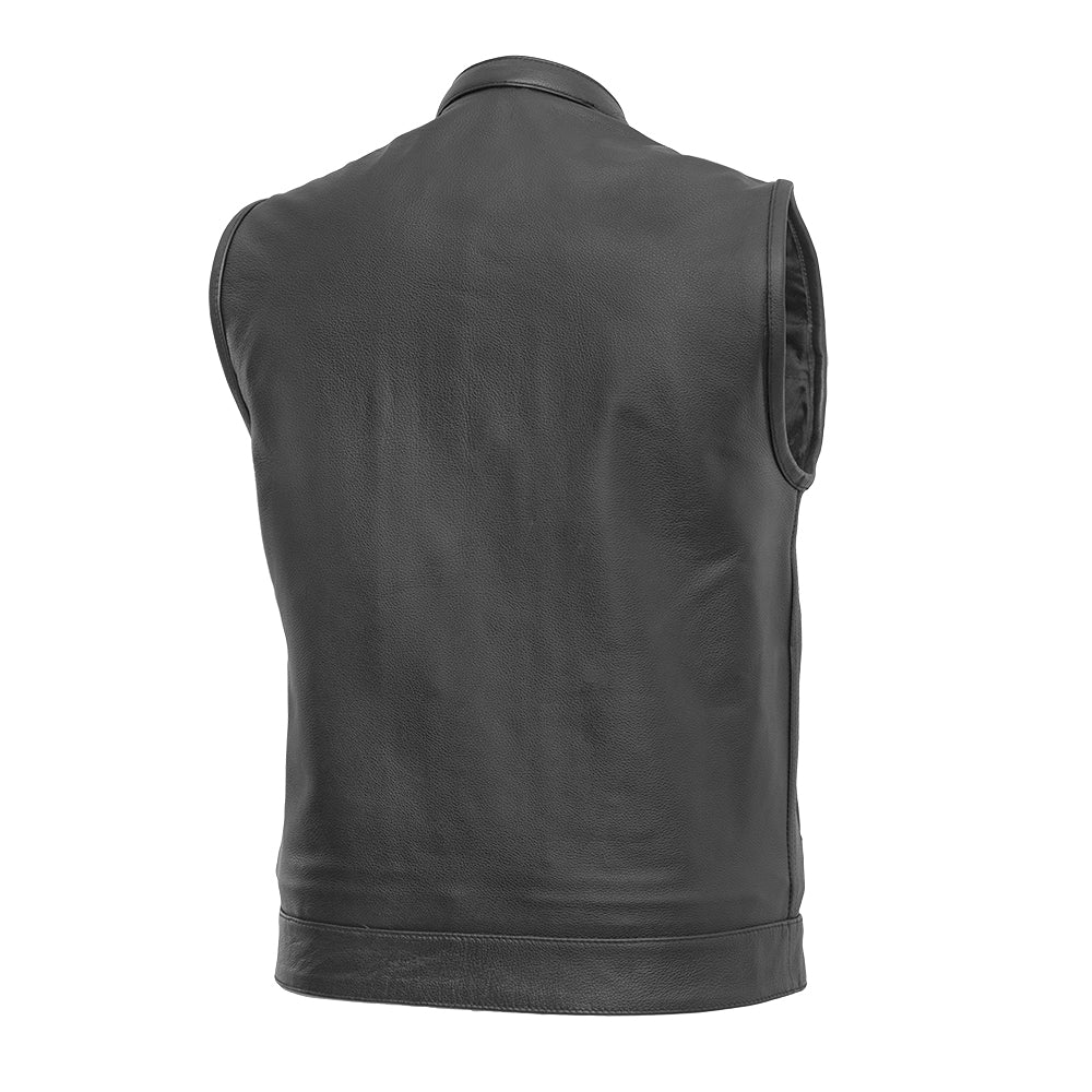 Blaster Men's Leather Motorcycle Vest Men's Leather Vest First Manufacturing Company   