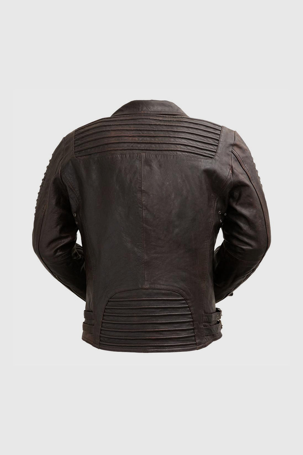 Brooklyn Mens Lambskin Leather Jacket Men's Motorcycle style Jacket FMCo   